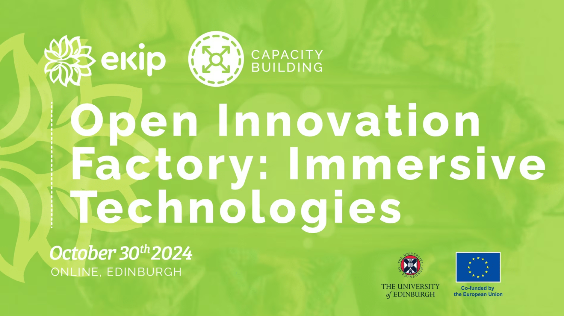 Open Innovation Factory on Immersive Technologies