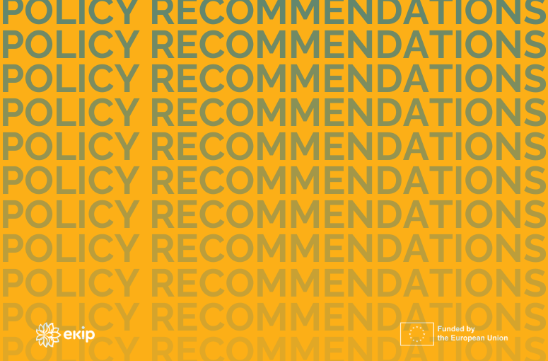 ekip Policy Recommendations: Artificial Intelligence for the culture and creative industries